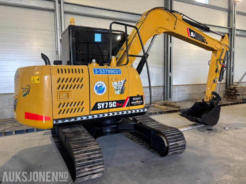 2023 Sany SY75C PRO. Graveskuff ca 320L - Graafmachine: afbeelding 3 2023 Sany SY75C PRO. Graveskuff ca 320L - Graafmachine: afbeelding 3
