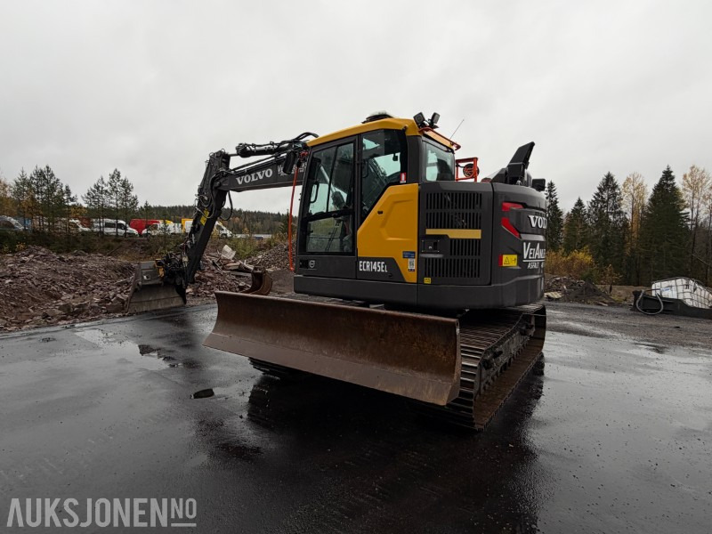 2023 Volvo ECR145EL beltegraver - HK feste - Engcon tiltrotator - Volvo pusseskuffe - Planeringsskjær - Sentralsmøring - Kun 837 timer - Graafmachine: afbeelding 3 2023 Volvo ECR145EL beltegraver - HK feste - Engcon tiltrotator - Volvo pusseskuffe - Planeringsskjær - Sentralsmøring - Kun 837 timer - Graafmachine: afbeelding 3