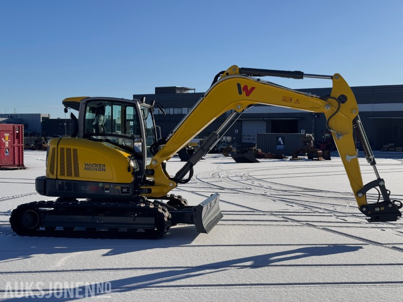 2023 Wacker Neuson EZ80 Beltegraver - Gummibelter - Kamera *NEW* Garanti 2027 - Graafmachine: afbeelding 4 2023 Wacker Neuson EZ80 Beltegraver - Gummibelter - Kamera *NEW* Garanti 2027 - Graafmachine: afbeelding 4
