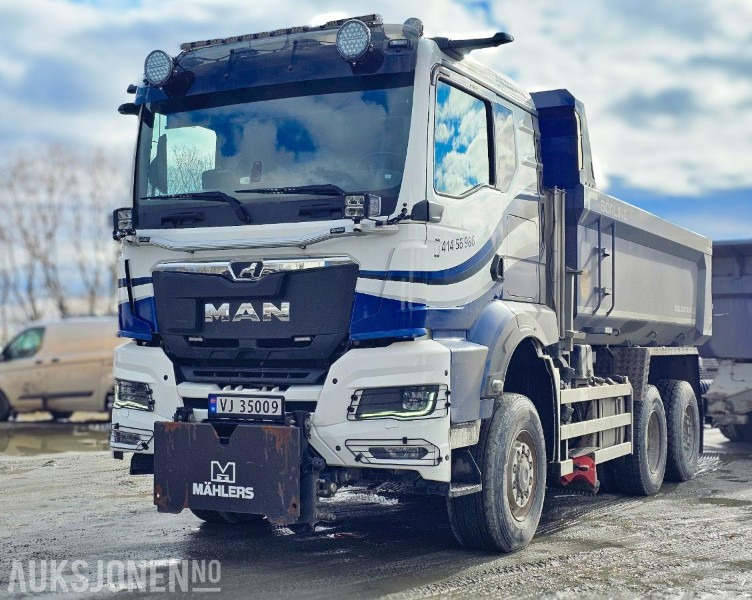 Kipper vrachtwagen 2024 MAN TGS 28.520 6x6/4 - Topp utstyrt tipp- og brøytebil: afbeelding 1