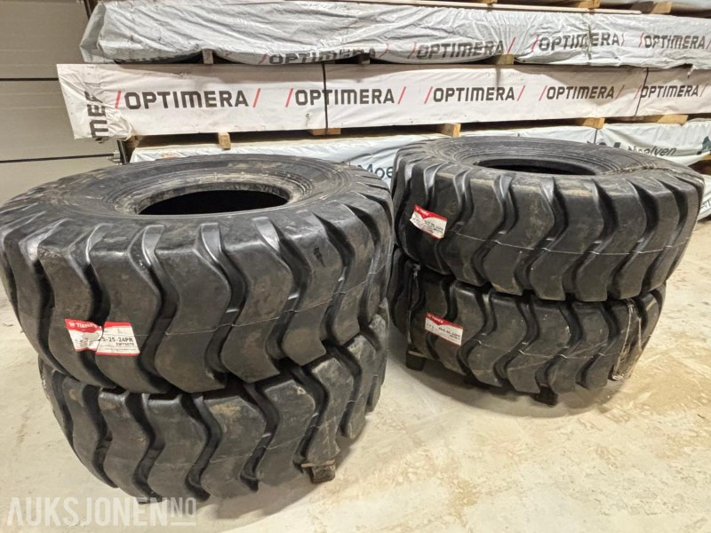 4 nye 23.5-25 dekk - Anleggsdekk - Bouwmaterieel: afbeelding 1 4 nye 23.5-25 dekk - Anleggsdekk - Bouwmaterieel: afbeelding 1