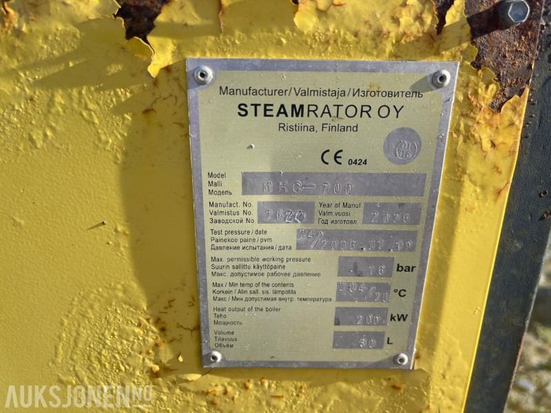 2006 Steamrator steamkjele - Aanbouwdeel voor Bouwmachine: afbeelding 5 2006 Steamrator steamkjele - Aanbouwdeel voor Bouwmachine: afbeelding 5