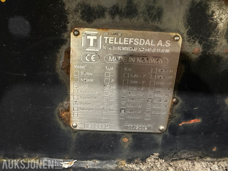 2008 Tellefsdal Klappvnge - klar for nye oppdrag - Aanbouwdeel voor Bouwmachine: afbeelding 5 2008 Tellefsdal Klappvnge - klar for nye oppdrag - Aanbouwdeel voor Bouwmachine: afbeelding 5