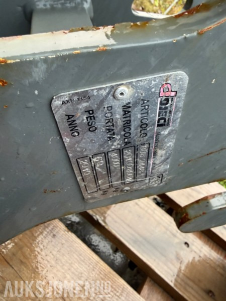 2010 Dieci BUB 2448 lastekrok 4 tonn - Aanbouwdeel voor Bouwmachine: afbeelding 4 2010 Dieci BUB 2448 lastekrok 4 tonn - Aanbouwdeel voor Bouwmachine: afbeelding 4