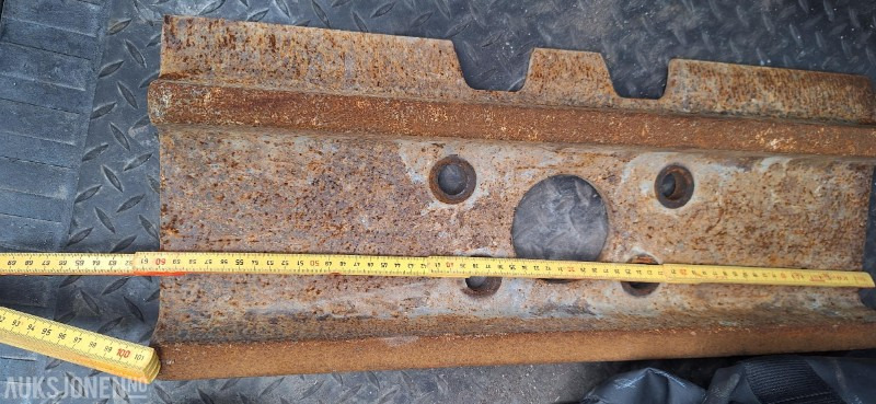 2019 Belteplater 2-kammet 60 cm bredde - Aanbouwdeel voor Bouwmachine: afbeelding 5 2019 Belteplater 2-kammet 60 cm bredde - Aanbouwdeel voor Bouwmachine: afbeelding 5