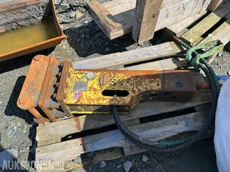 Andre Soosan hydraulisk pigghammer med S40 feste - Aanbouwdeel voor Bouwmachine: afbeelding 4 Andre Soosan hydraulisk pigghammer med S40 feste - Aanbouwdeel voor Bouwmachine: afbeelding 4