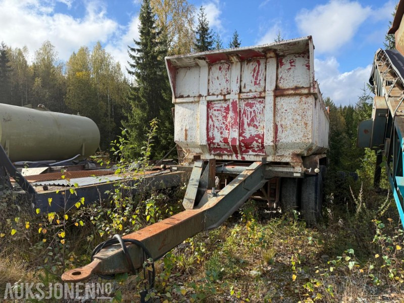 1978 Dapa 20T. M/dumperkasse - Aanhangwagen: afbeelding 1 1978 Dapa 20T. M/dumperkasse - Aanhangwagen: afbeelding 1