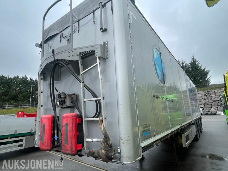 2017 Knapen K502 Walking floor tralle, NY EU - med hydraulisk vegg og tak + låsing - Tillatt totalvekt: 45000 kg. - Aanhangwagen: afbeelding 5 2017 Knapen K502 Walking floor tralle, NY EU - med hydraulisk vegg og tak + låsing - Tillatt totalvekt: 45000 kg. - Aanhangwagen: afbeelding 5