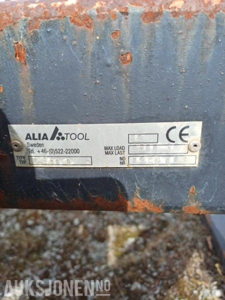 Alia tool 20000 innløftingsåk - Bouwmaterieel: afbeelding 3 Alia tool 20000 innløftingsåk - Bouwmaterieel: afbeelding 3