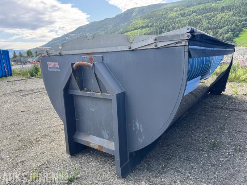 Asfaltbalje for krokløft med giljotinluke. - Haakarm container: afbeelding 4 Asfaltbalje for krokløft med giljotinluke. - Haakarm container: afbeelding 4