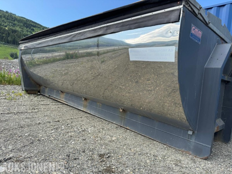 Asfaltbalje for krokløft med giljotinluke. - Haakarm container: afbeelding 2 Asfaltbalje for krokløft med giljotinluke. - Haakarm container: afbeelding 2