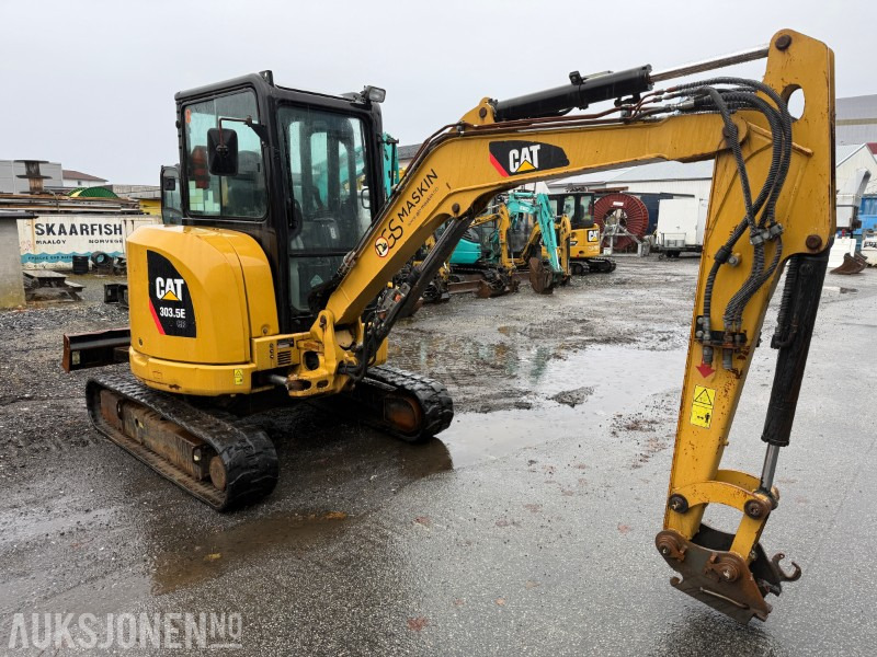 Cat 303.5E - Minigraver - SMP hurtigfeste S40 - SMP graveskuff + smalskuff - 7204 timer - Minigraafmachine: afbeelding 3 Cat 303.5E - Minigraver - SMP hurtigfeste S40 - SMP graveskuff + smalskuff - 7204 timer - Minigraafmachine: afbeelding 3