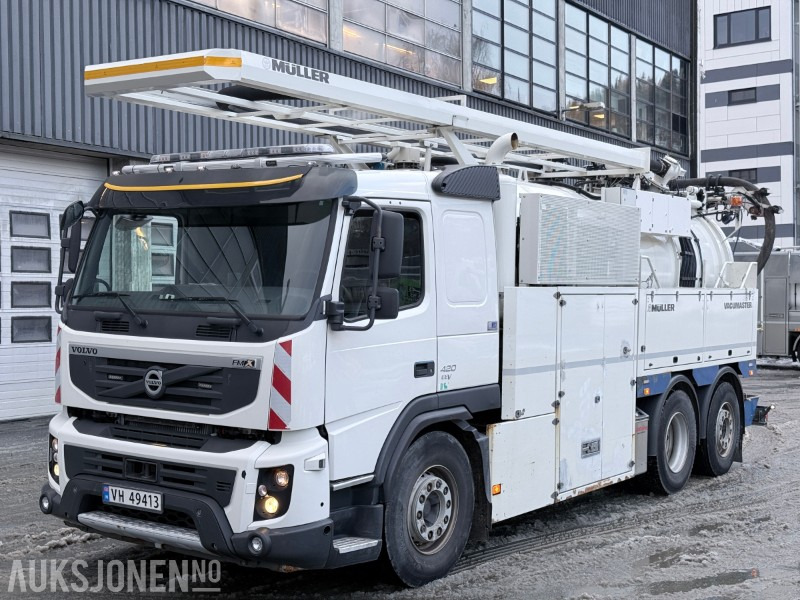 2013 Volvo FMX 420 suge/spylebil - 129 516km! - Gemeentelijke machine/ Speciaal: afbeelding 1 2013 Volvo FMX 420 suge/spylebil - 129 516km! - Gemeentelijke machine/ Speciaal: afbeelding 1