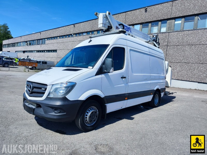 2019 Mercedes-Benz Sprinter med SAFI SCJ 14 14m personløfter - Gemeentelijke machine/ Speciaal: afbeelding 1 2019 Mercedes-Benz Sprinter med SAFI SCJ 14 14m personløfter - Gemeentelijke machine/ Speciaal: afbeelding 1