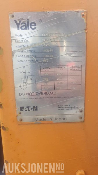 1975 YALE 1600 kg GASSTRUCK - Intern transport: afbeelding 4 1975 YALE 1600 kg GASSTRUCK - Intern transport: afbeelding 4