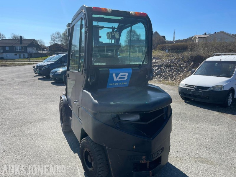 2008 Mitsubishi FD35N Motvektstruck med dobbelt palle aggregat - Intern transport: afbeelding 4 2008 Mitsubishi FD35N Motvektstruck med dobbelt palle aggregat - Intern transport: afbeelding 4