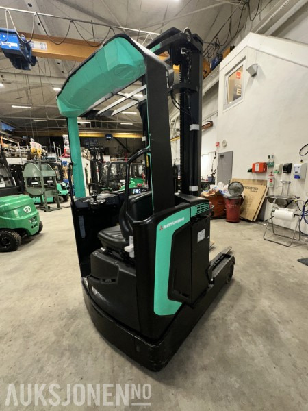 2015 Mitsubishi RB16N2 Elektrisk Reachtruck m/6,3 m løftehøyde/tilt/sideskift/sertifisert, 2301 timer - Intern transport: afbeelding 5 2015 Mitsubishi RB16N2 Elektrisk Reachtruck m/6,3 m løftehøyde/tilt/sideskift/sertifisert, 2301 timer - Intern transport: afbeelding 5