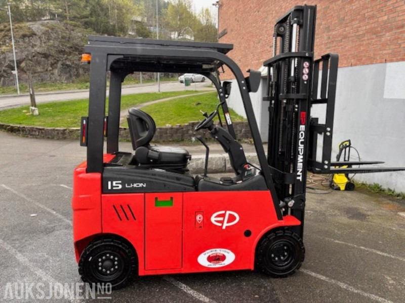 2020 EP Equipment CPD15L1 Elektrisk Motvektgaffeltruck 1,5 tonn | 17 timer | MVA FRI - Intern transport: afbeelding 4 2020 EP Equipment CPD15L1 Elektrisk Motvektgaffeltruck 1,5 tonn | 17 timer | MVA FRI - Intern transport: afbeelding 4