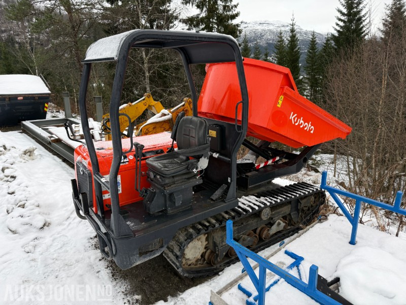 Kubota KC250-4 beltegående dumper kun 393 timer - med stativ for rør / stolper ol. - Schranklader: afbeelding 1 Kubota KC250-4 beltegående dumper kun 393 timer - med stativ for rør / stolper ol. - Schranklader: afbeelding 1