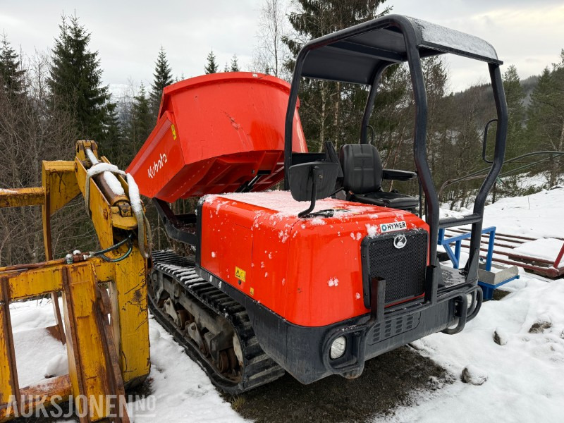 Kubota KC250-4 beltegående dumper kun 393 timer - med stativ for rør / stolper ol. - Schranklader: afbeelding 4 Kubota KC250-4 beltegående dumper kun 393 timer - med stativ for rør / stolper ol. - Schranklader: afbeelding 4
