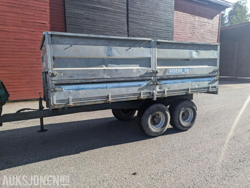 1986 Gisebo GTB 811 Traktorhenger, 8 t nyttelast - Landbouwmachine: afbeelding 2 1986 Gisebo GTB 811 Traktorhenger, 8 t nyttelast - Landbouwmachine: afbeelding 2