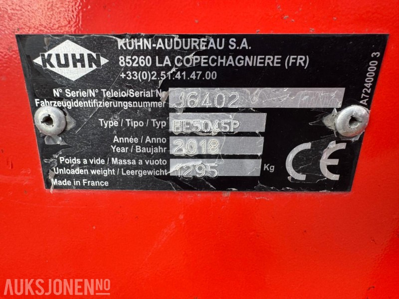 2018 KUHN J6402 KANTKLIPPER - Landbouwmachine: afbeelding 5 2018 KUHN J6402 KANTKLIPPER - Landbouwmachine: afbeelding 5