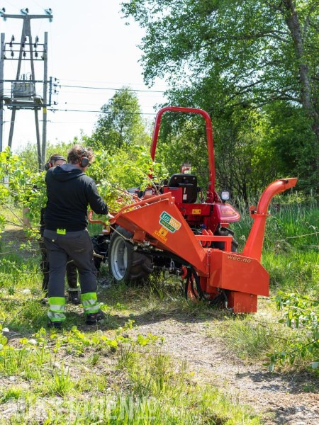 Dyrskun 2025 Flishugger WCR90 med hydraulisk mating - Landbouwmachine: afbeelding 4 Dyrskun 2025 Flishugger WCR90 med hydraulisk mating - Landbouwmachine: afbeelding 4