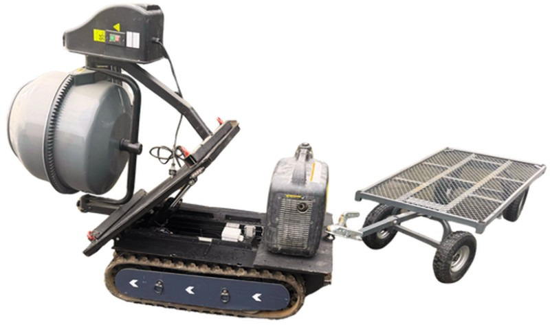 Multimaskin med tipp og moduler. Beltegående. Elektrisk drift, fjernkontroll ++ - Bouwmaterieel: afbeelding 4 Multimaskin med tipp og moduler. Beltegående. Elektrisk drift, fjernkontroll ++ - Bouwmaterieel: afbeelding 4