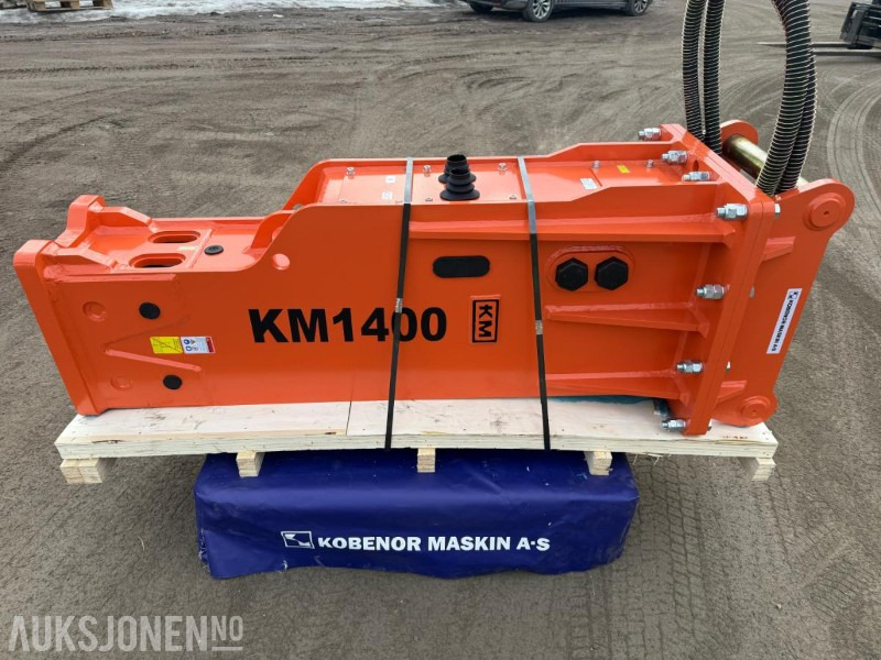 Ny KM 1400 Pigghammer med s70 HK feste - Hydraulische hamer: afbeelding 3 Ny KM 1400 Pigghammer med s70 HK feste - Hydraulische hamer: afbeelding 3