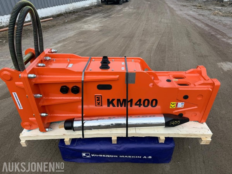 Ny KM 1400 Pigghammer med s70 HK feste - Hydraulische hamer: afbeelding 1 Ny KM 1400 Pigghammer med s70 HK feste - Hydraulische hamer: afbeelding 1