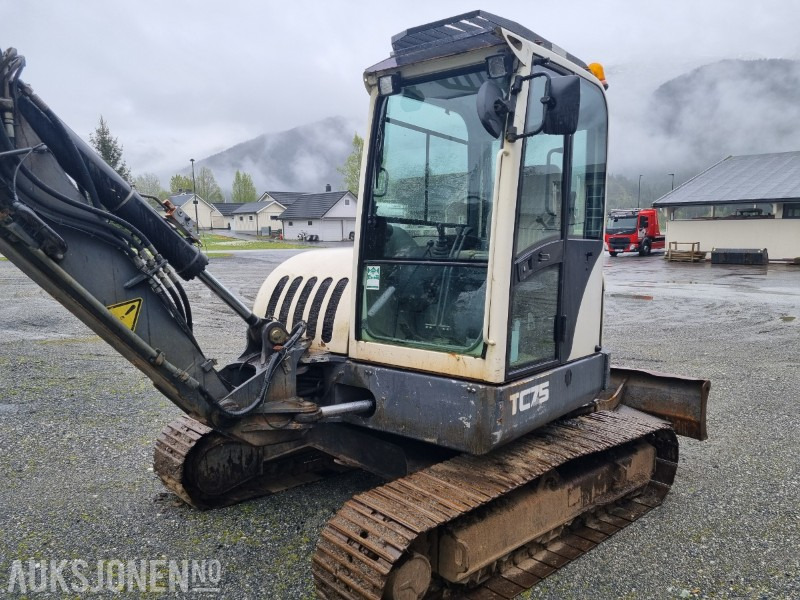 Terex TC75- Terex TC75 - hydraulisk puss, graveskuffe, skjær, to-delt bom. - Graafmachine: afbeelding 4 Terex TC75- Terex TC75 - hydraulisk puss, graveskuffe, skjær, to-delt bom. - Graafmachine: afbeelding 4