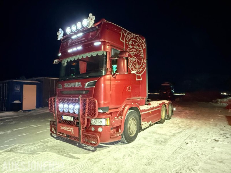 2014 Scania R580 6X4 Trekkvogn - Hydraulikk - Tandem - EURO6 - 653000KM - Trekker: afbeelding 1 2014 Scania R580 6X4 Trekkvogn - Hydraulikk - Tandem - EURO6 - 653000KM - Trekker: afbeelding 1