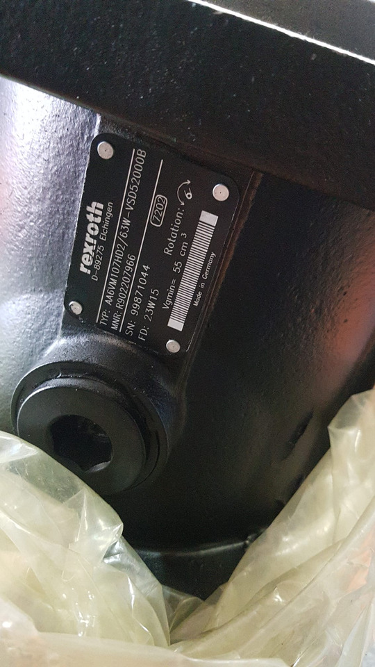 Nieuw Hydromotor voor Boormachine REXROTH A6VM107HD2/63W-VZB010F00B R902207840: afbeelding 6