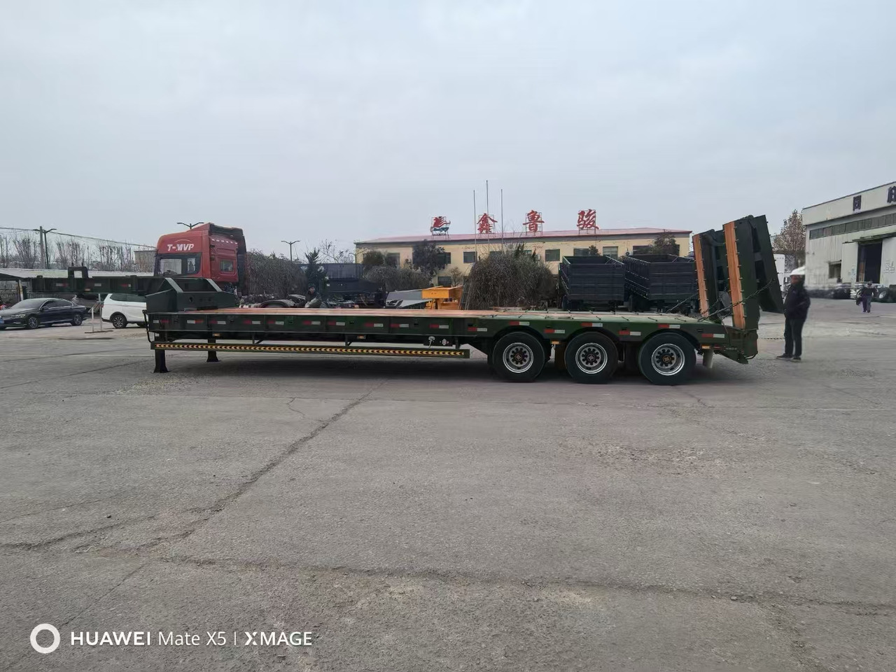 Nieuw Dieplader oplegger ZHICHENG Semi Flat Bed Low Bed in New Condition: afbeelding 18