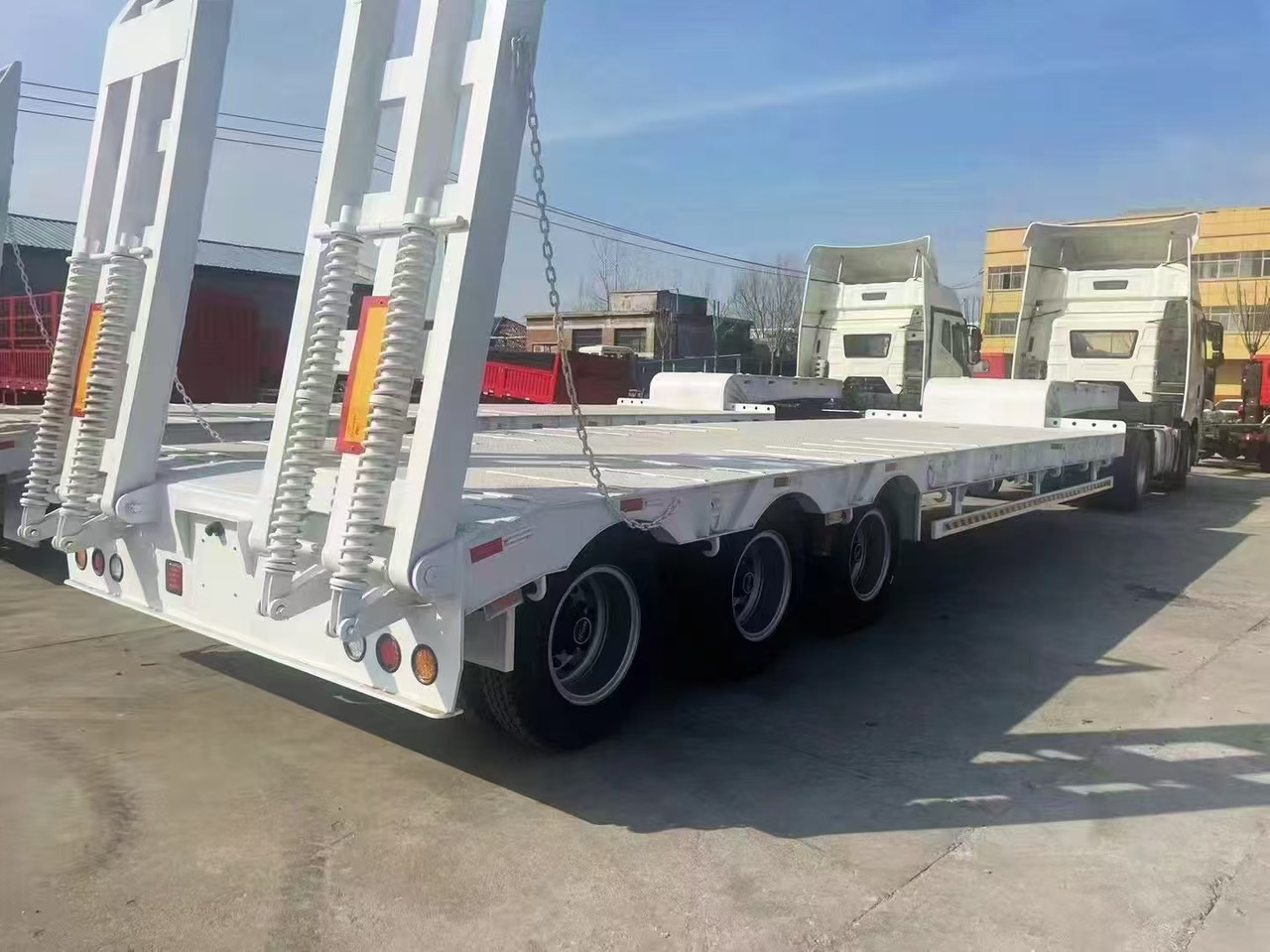Nieuw Dieplader oplegger ZHICHENG Semi Flat Bed Low Bed in New Condition: afbeelding 13