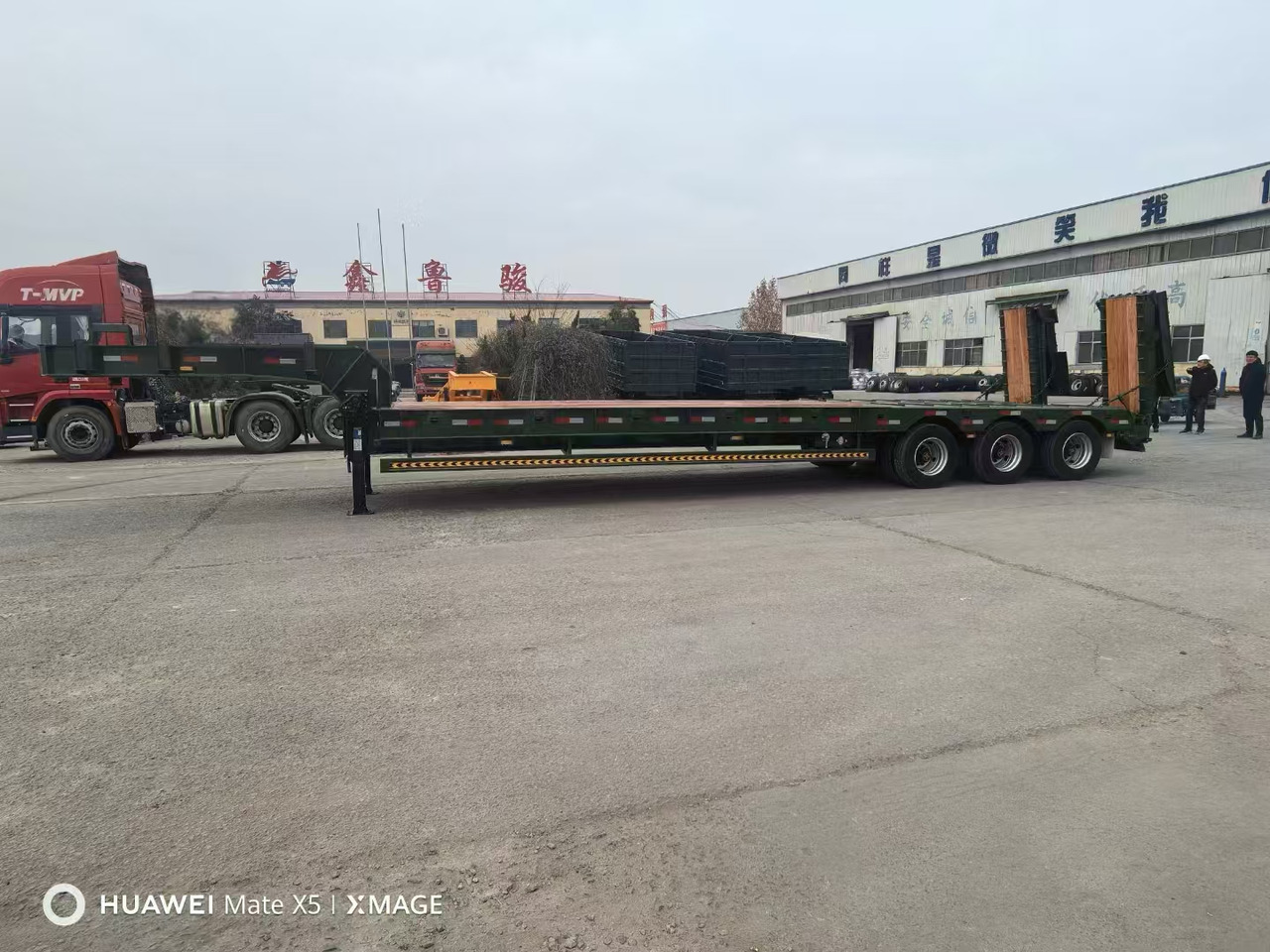 Nieuw Dieplader oplegger ZHICHENG Semi Flat Bed Low Bed in New Condition: afbeelding 20