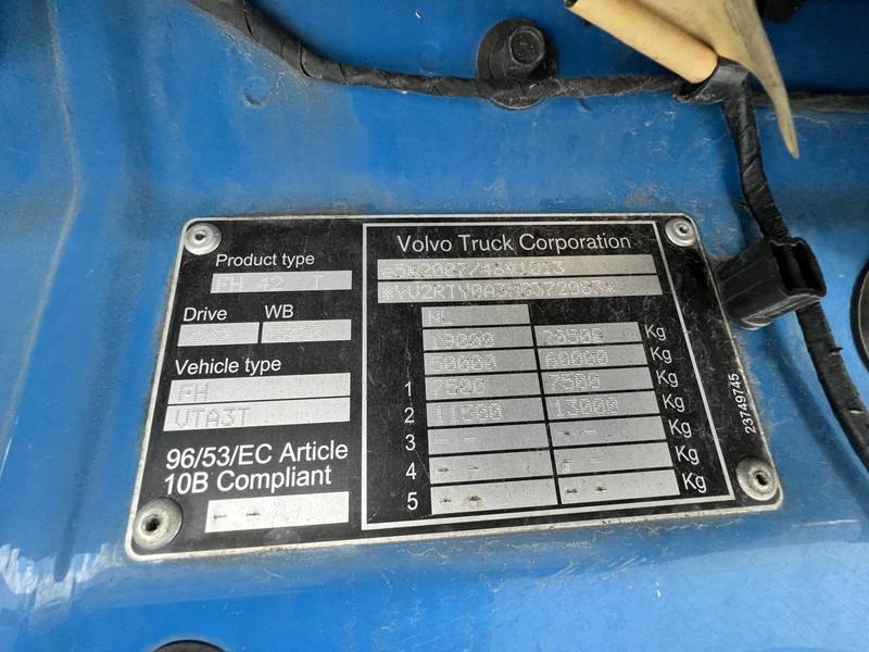 Trekker Volvo FH 460 4x2 trekker Globetrotter / 2x Fuel Tank: afbeelding 17 Trekker Volvo FH 460 4x2 trekker Globetrotter / 2x Fuel Tank: afbeelding 17