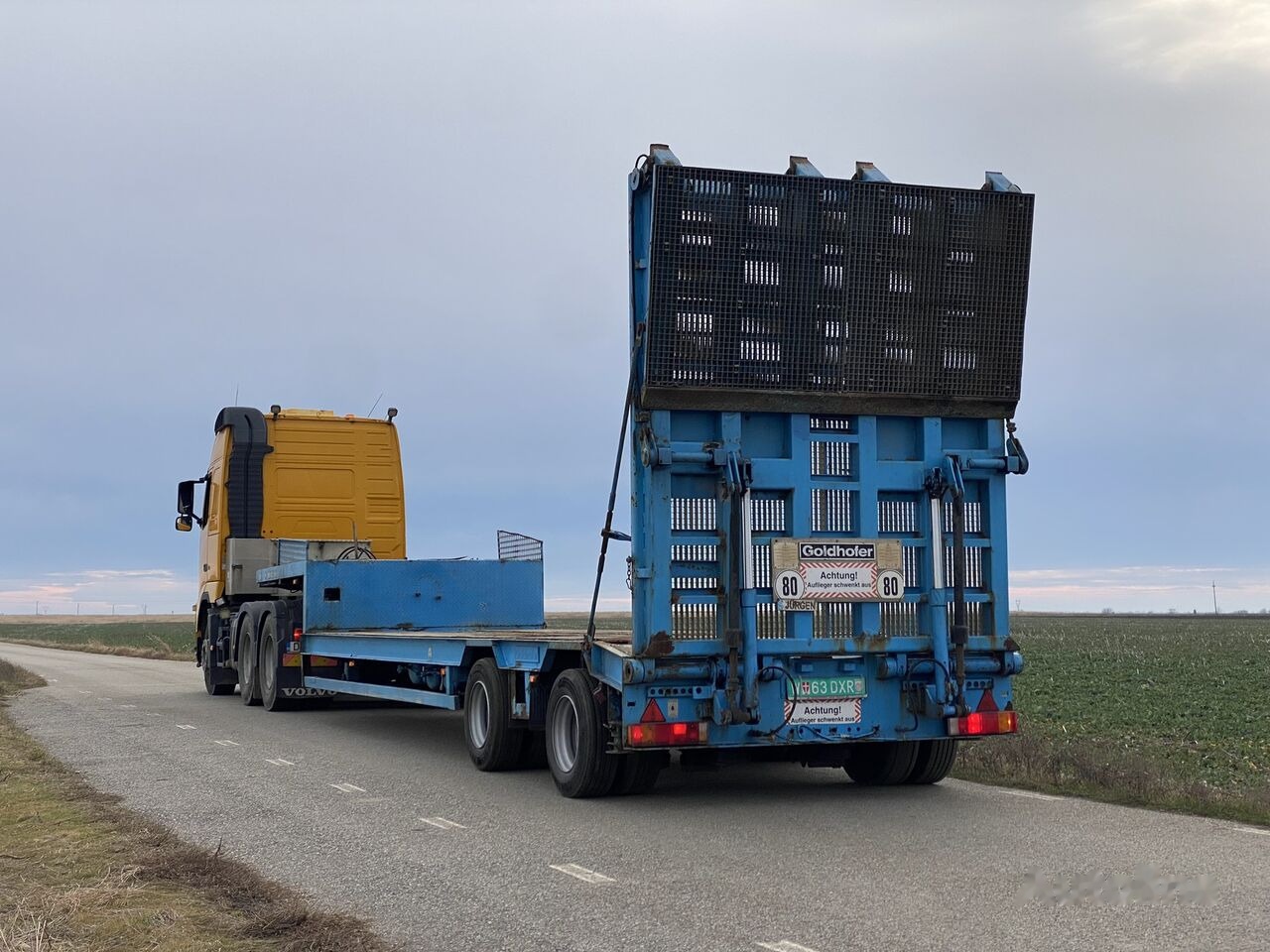 Goldhofer GOLDHOFFER STZ - L2 - 23/80 Trailer Agabaritic 2 VIRATOARE : 2 S - Dieplader oplegger: afbeelding 1 Goldhofer GOLDHOFFER STZ - L2 - 23/80 Trailer Agabaritic 2 VIRATOARE : 2 S - Dieplader oplegger: afbeelding 1
