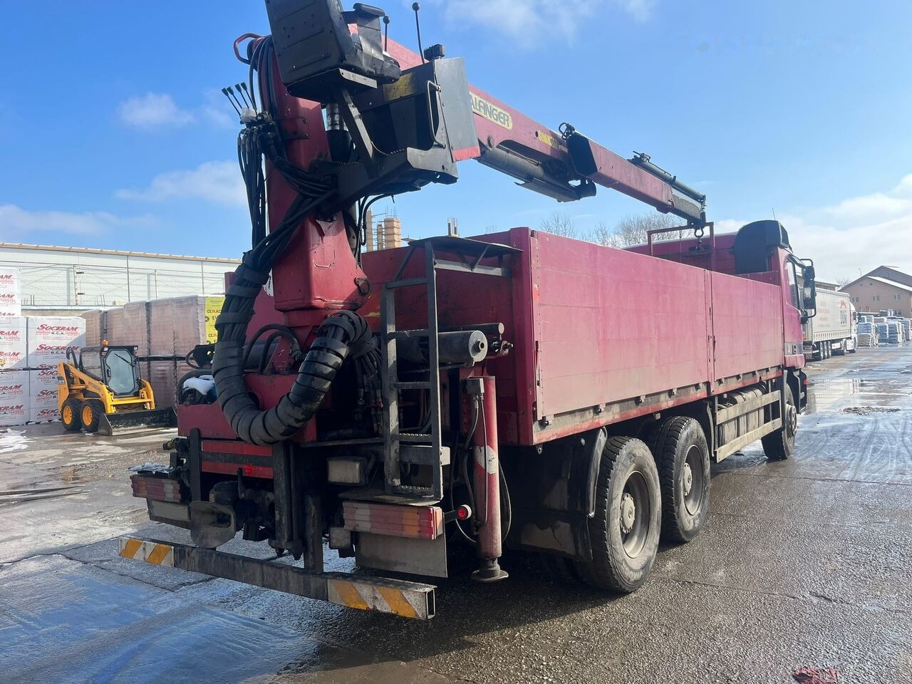 Mercedes-Benz Actros MP1 6x4 + Palfinger Krane - Kraanwagen, Vrachtwagen met open laadbak: afbeelding 3 Mercedes-Benz Actros MP1 6x4 + Palfinger Krane - Kraanwagen, Vrachtwagen met open laadbak: afbeelding 3