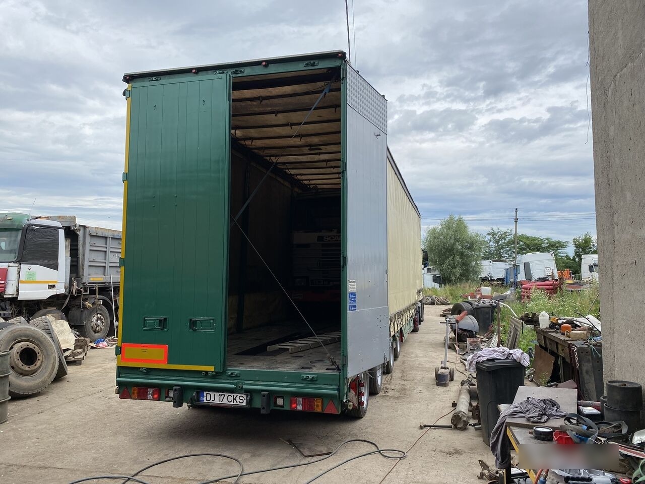 Dieplader oplegger Meusburger Typ: MPG-4 - trailer combine / tractoare / vole - axe viratoare: afbeelding 29