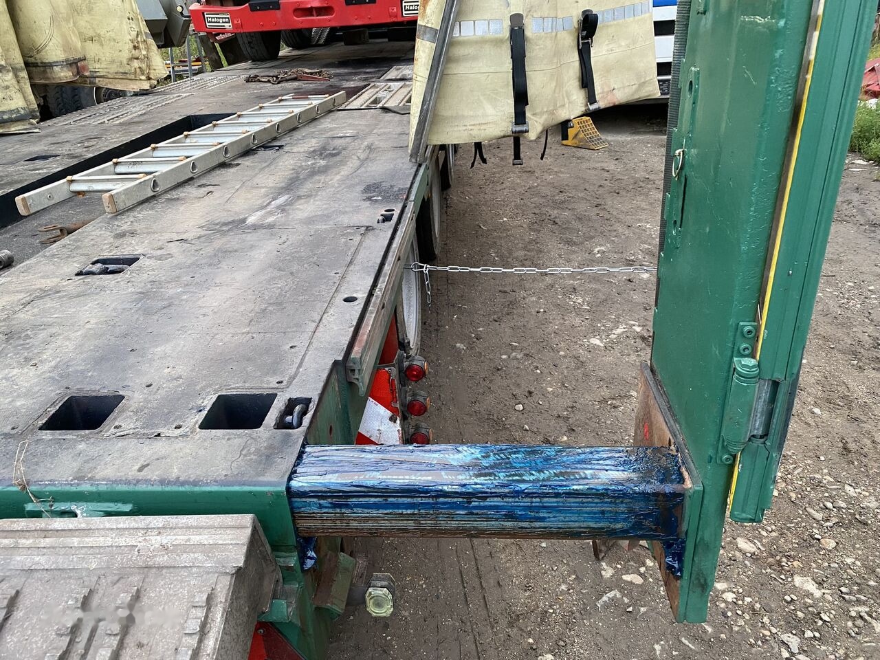 Dieplader oplegger Meusburger Typ: MPG-4 - trailer combine / tractoare / vole - axe viratoare: afbeelding 10