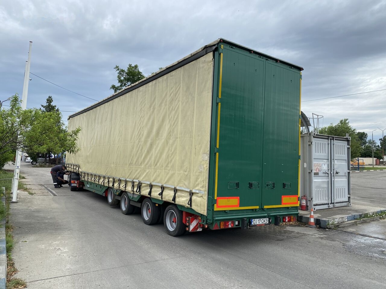 Dieplader oplegger Meusburger Typ: MPG-4 - trailer combine / tractoare / vole - axe viratoare: afbeelding 17