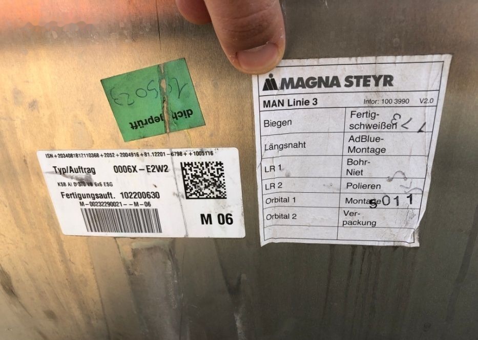 Nou marca MAGNA   MAN TGX - Brandstoftank voor Vrachtwagen: afbeelding 5 Nou marca MAGNA   MAN TGX - Brandstoftank voor Vrachtwagen: afbeelding 5