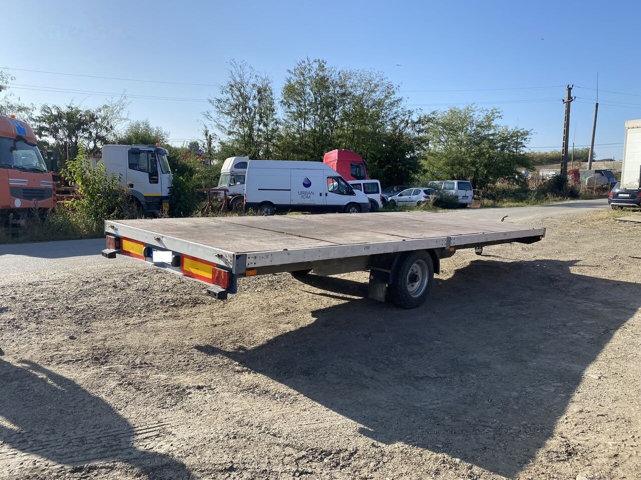Schmitz Cargobull REPACOM Rema remorca 6,5 m lungime platforma pentru marfa / util - Open/ Plateau aanhangwagen: afbeelding 1 Schmitz Cargobull REPACOM Rema remorca 6,5 m lungime platforma pentru marfa / util - Open/ Plateau aanhangwagen: afbeelding 1
