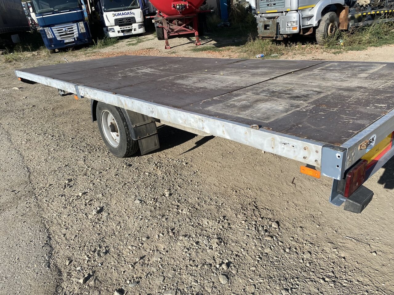 Schmitz Cargobull REPACOM Rema remorca 6,5 m lungime platforma pentru marfa / util - Open/ Plateau aanhangwagen: afbeelding 2 Schmitz Cargobull REPACOM Rema remorca 6,5 m lungime platforma pentru marfa / util - Open/ Plateau aanhangwagen: afbeelding 2