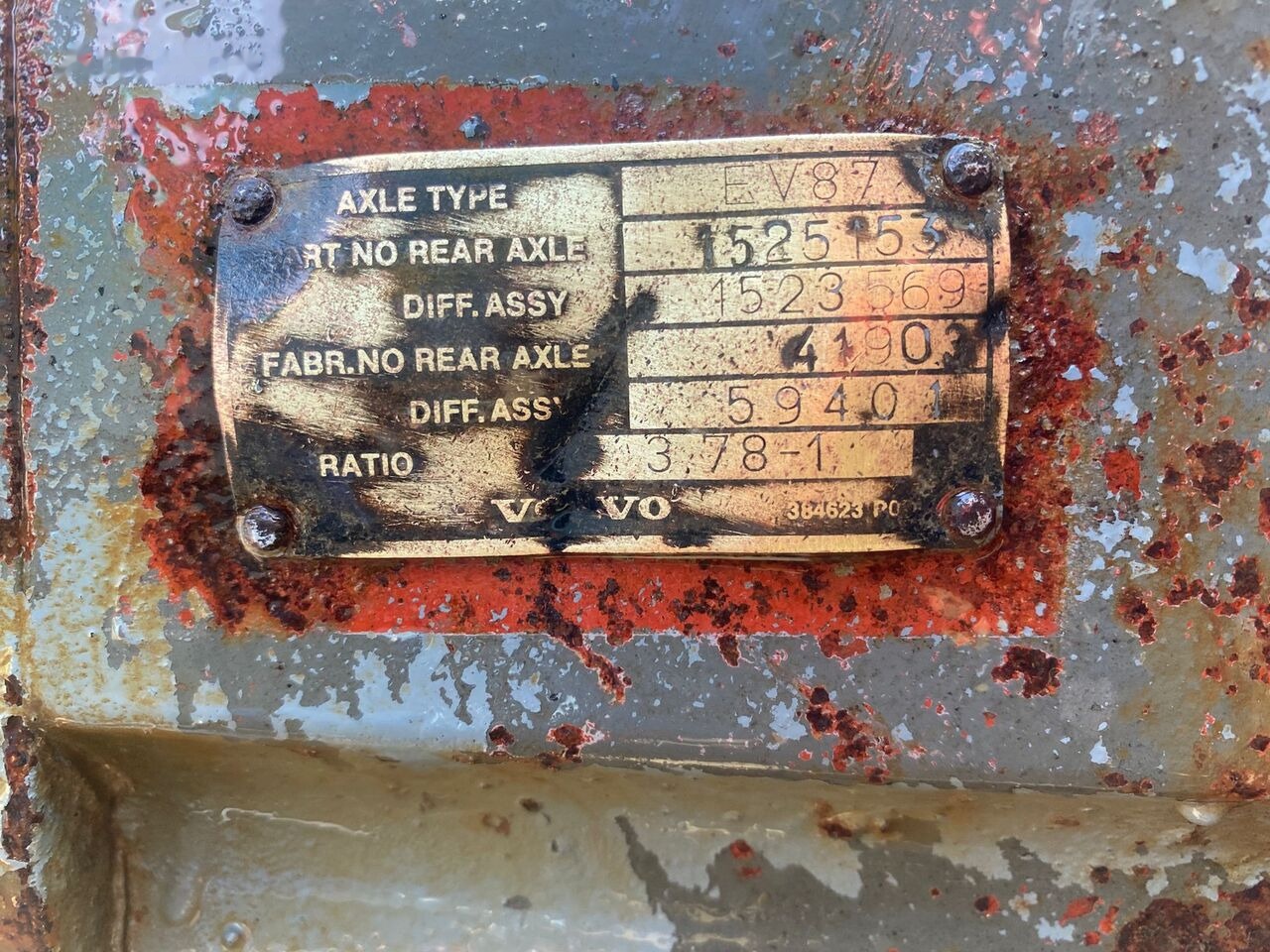 Volvo Grup , axe spate 8x4 / 6x4 Raport 3.78 EV87 - Differentieel voor Vrachtwagen: afbeelding 2 Volvo Grup , axe spate 8x4 / 6x4 Raport 3.78 EV87 - Differentieel voor Vrachtwagen: afbeelding 2