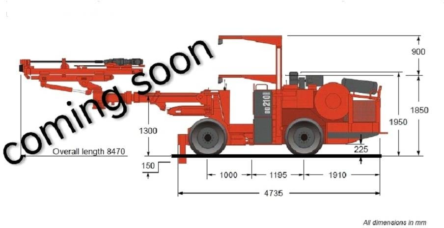 Sandvik DD 210 - Tunnelboormachine: afbeelding 1 Sandvik DD 210 - Tunnelboormachine: afbeelding 1