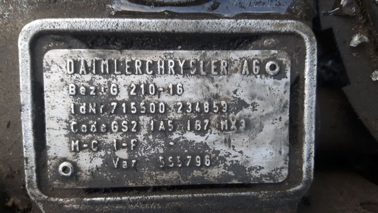 G 210-16   Mercedes-Benz Actros - Versnellingsbak voor Vrachtwagen: afbeelding 2 G 210-16   Mercedes-Benz Actros - Versnellingsbak voor Vrachtwagen: afbeelding 2