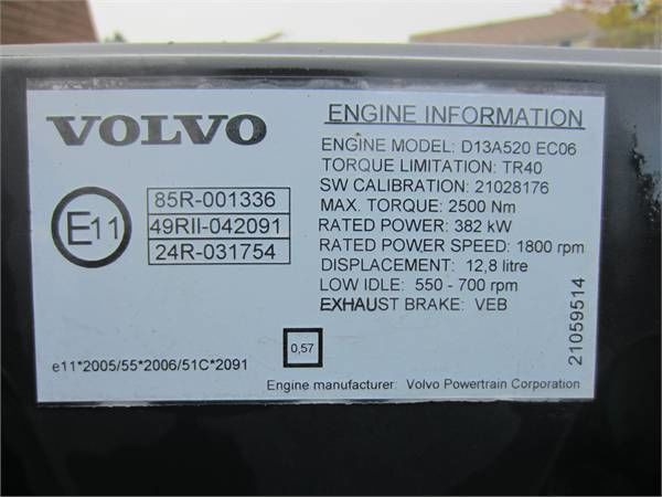 Volvo D13A520 EC06 Volvo FH, FMX - Motor voor Vrachtwagen: afbeelding 3 Volvo D13A520 EC06 Volvo FH, FMX - Motor voor Vrachtwagen: afbeelding 3
