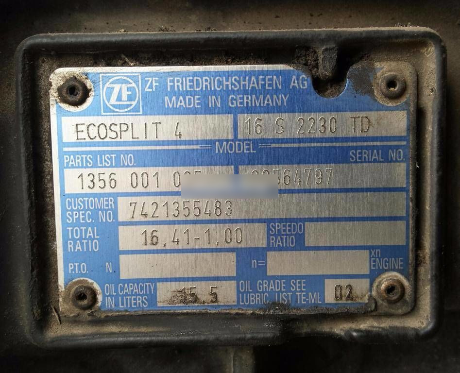 ZF 16S2230 TD Renault Premium - Versnellingsbak voor Vrachtwagen: afbeelding 3 ZF 16S2230 TD Renault Premium - Versnellingsbak voor Vrachtwagen: afbeelding 3